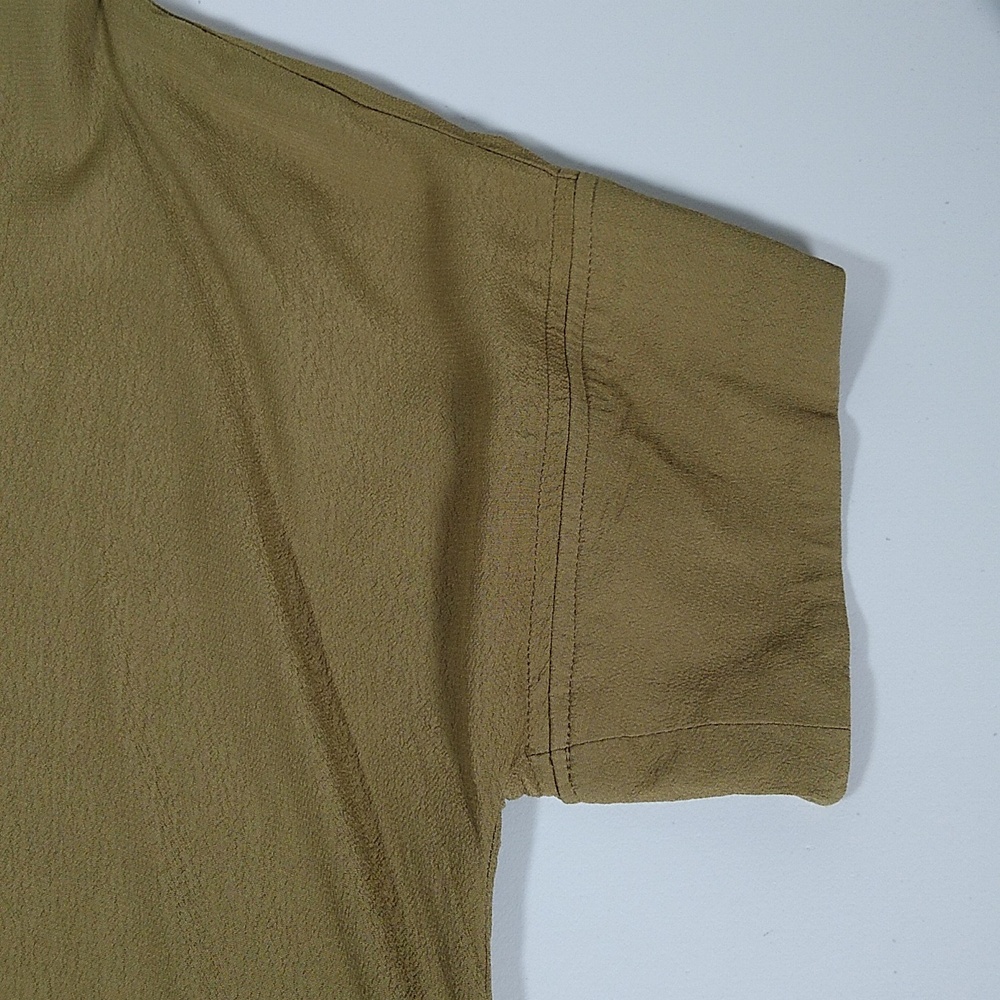 Madewell Novel Shift Dress Olive Green M - Picture 7 of 11
